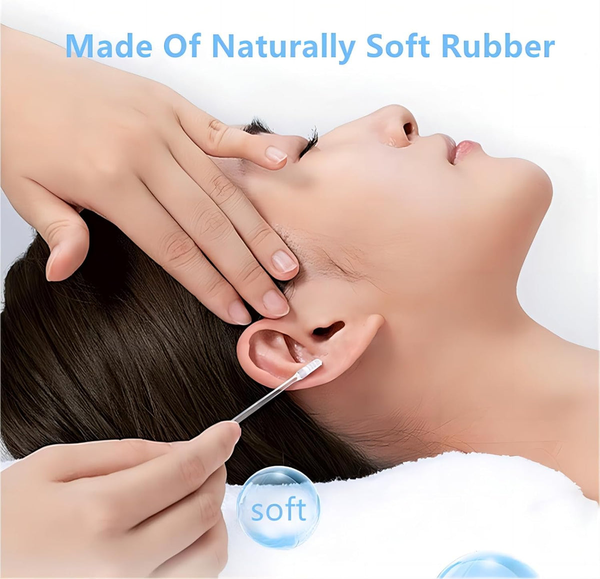 24 PCS Sticky Ear Wax Removal Kit, Disposable Adhesive Ear Cleaner with Dust Cover